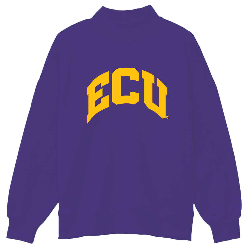 ECU Pirates Mock Neck Sweatshirt