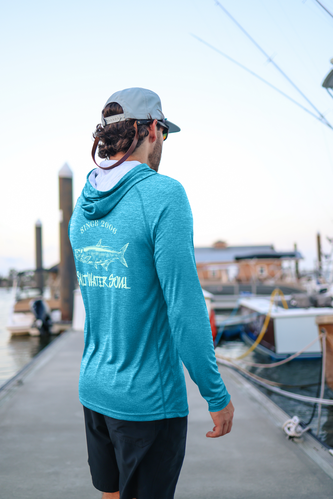 XL Teal - Tarpon Classic Performance Hoodie