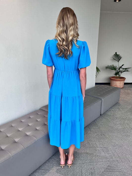 XLarge -CC Blue Maxi Dress