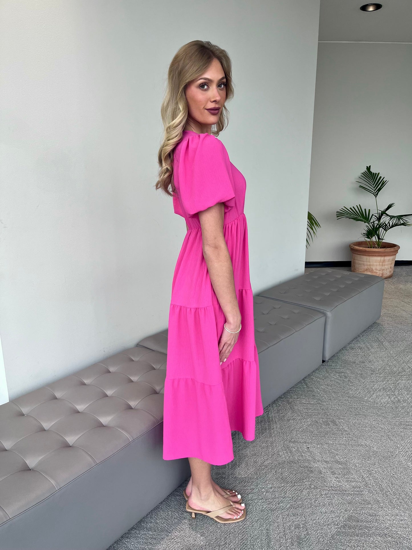 Large - CC Pink Maxi Dress