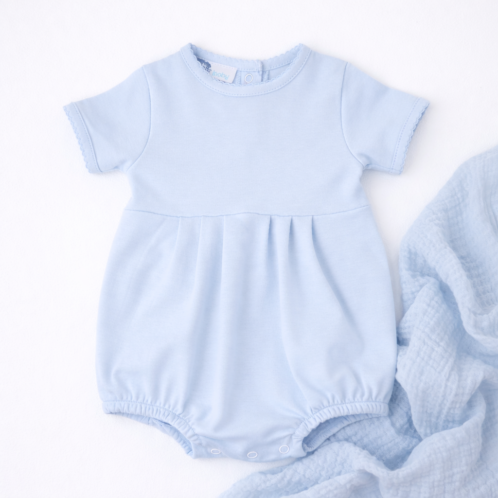 Essentials Solid Bubble - Blue: Preemie