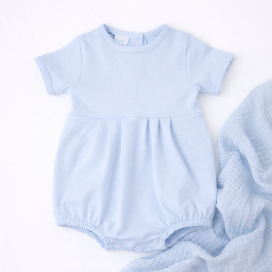 Essentials Solid Bubble - Blue: Preemie