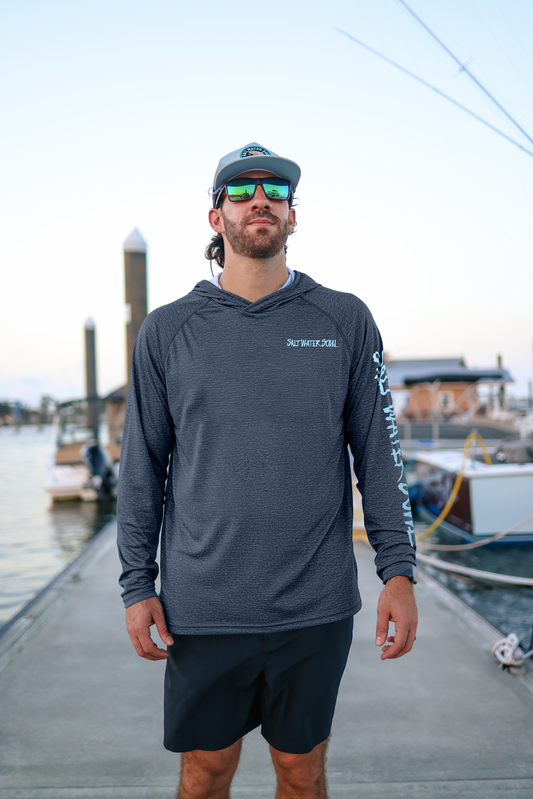 S Navy Blue - Flounder Classic Performance Hoodie