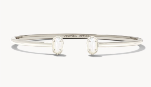 EMILIE STRETCH BRACELET - GOLD DICHROIC GLASS