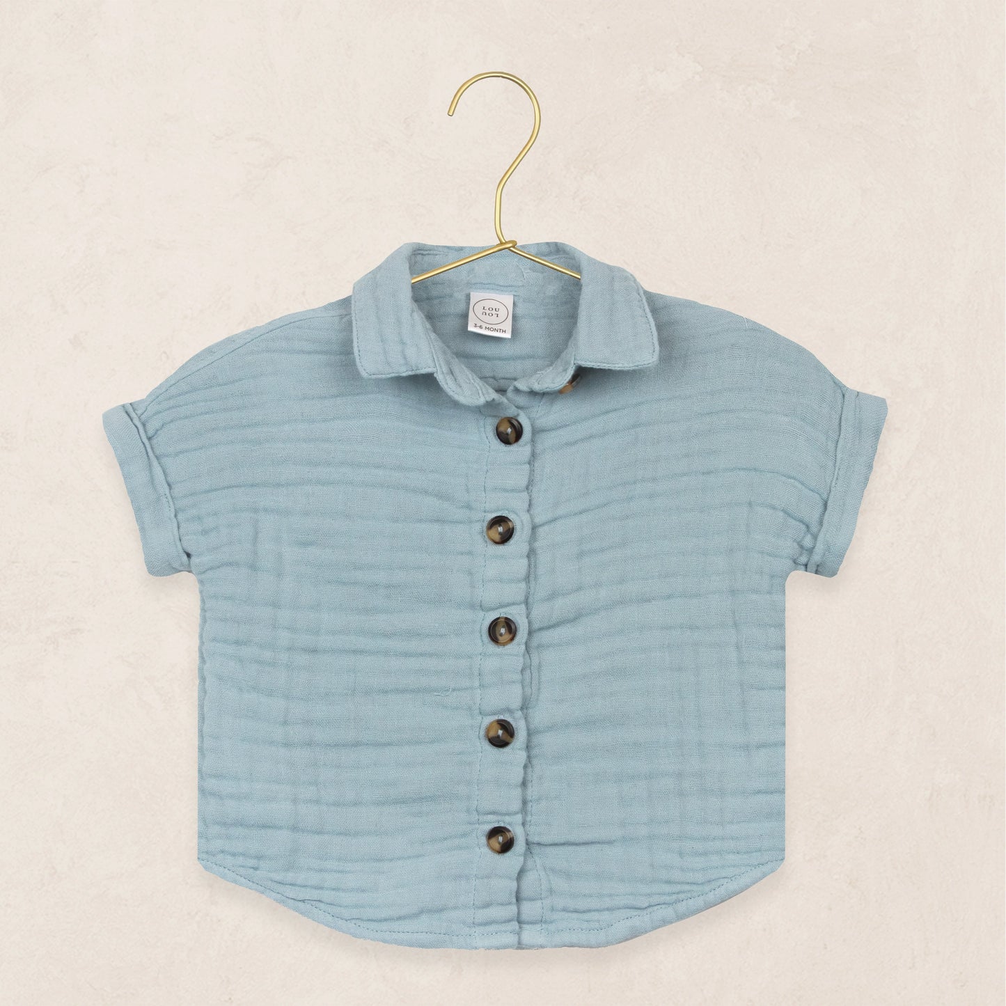 Shirt - Steel - 6-12 Month