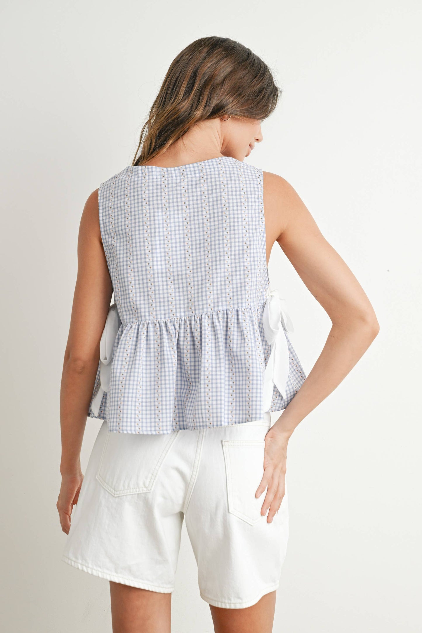 Sky Meadow Peplum Top - BMT7750