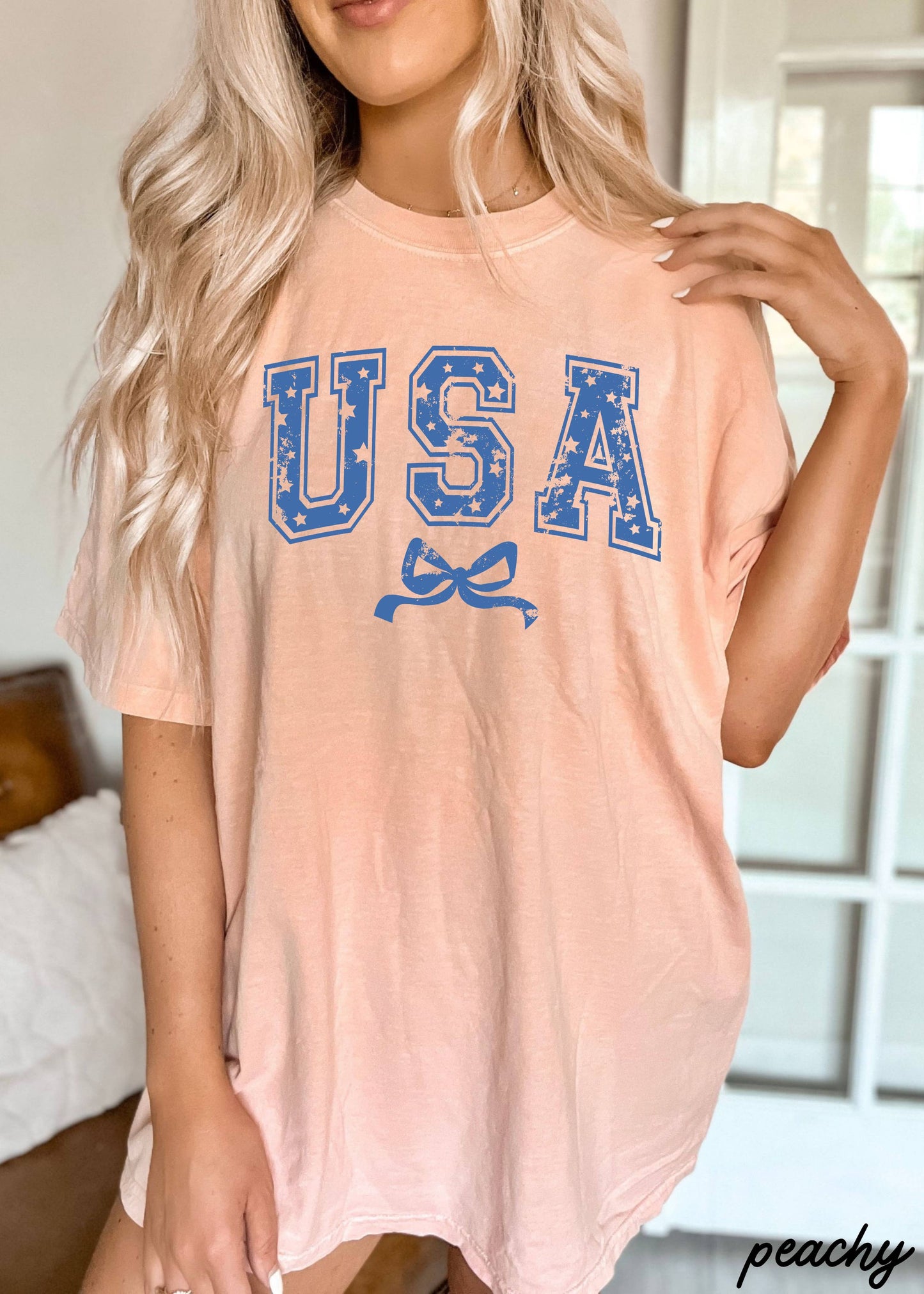 USA Star Coquette Tee