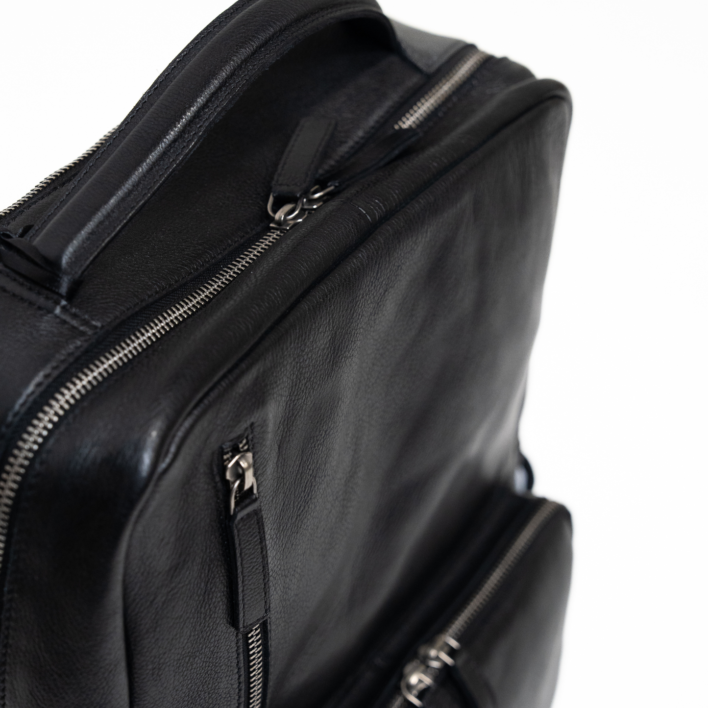 Atlas Leather Backpack: Cognac