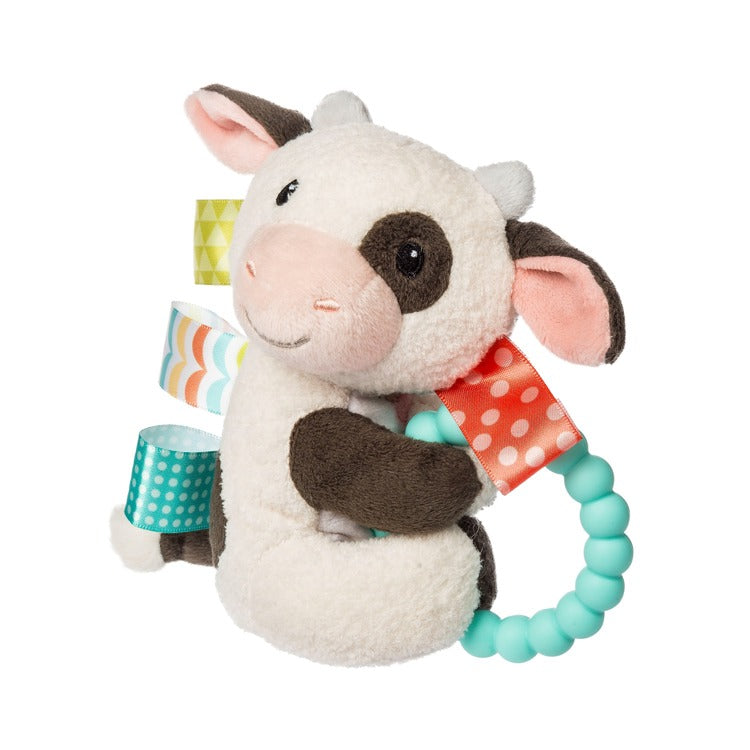 Taggies Buttercup Cow Teether Rattle