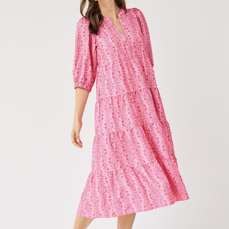 Dress Cameron Heirloom Vine Pink