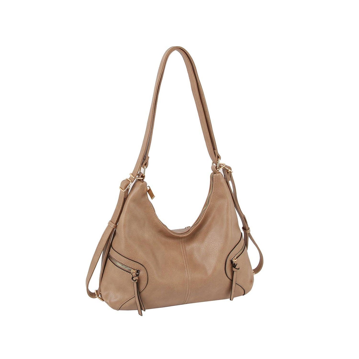 Urban Chic Convertible Hobo Bag: Denim