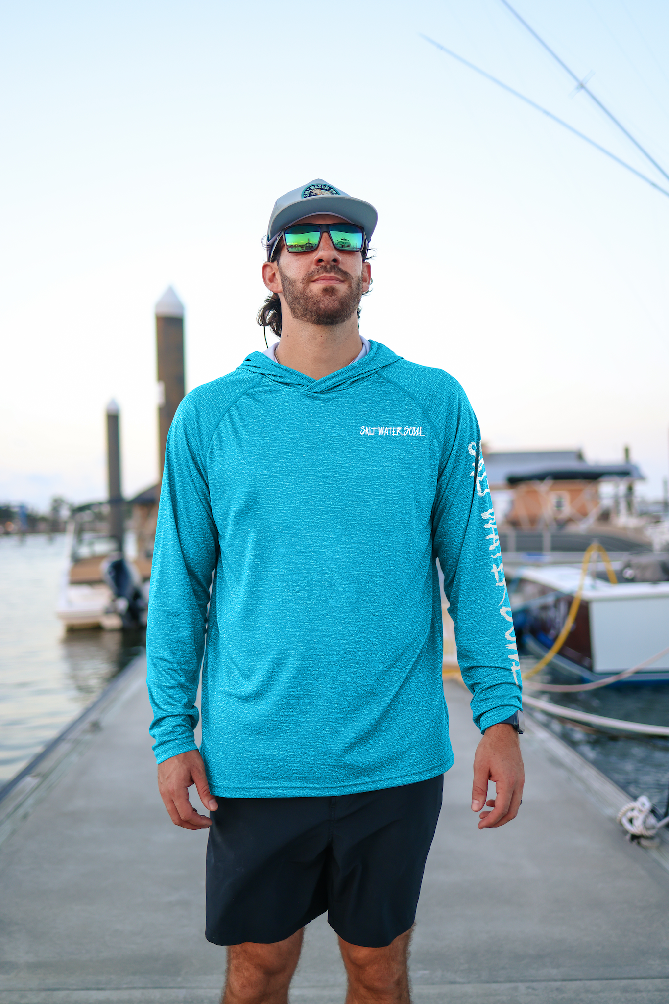 2XL Teal - Tarpon Classic Performance Hoodie