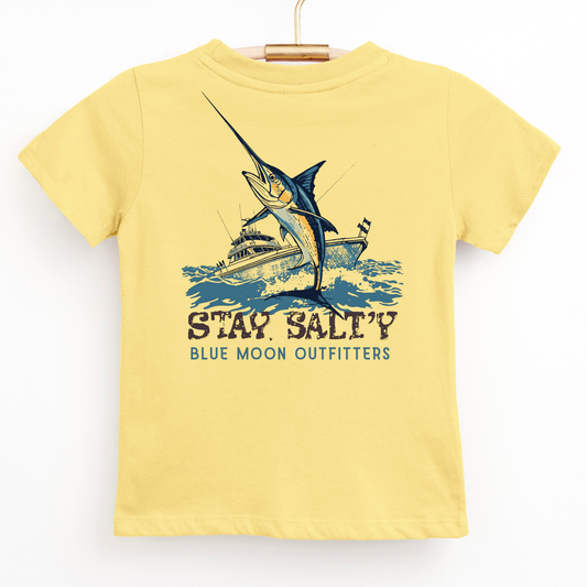 YL Stay Salty- Youth Boys Saltwater Fishing Graphic Tee