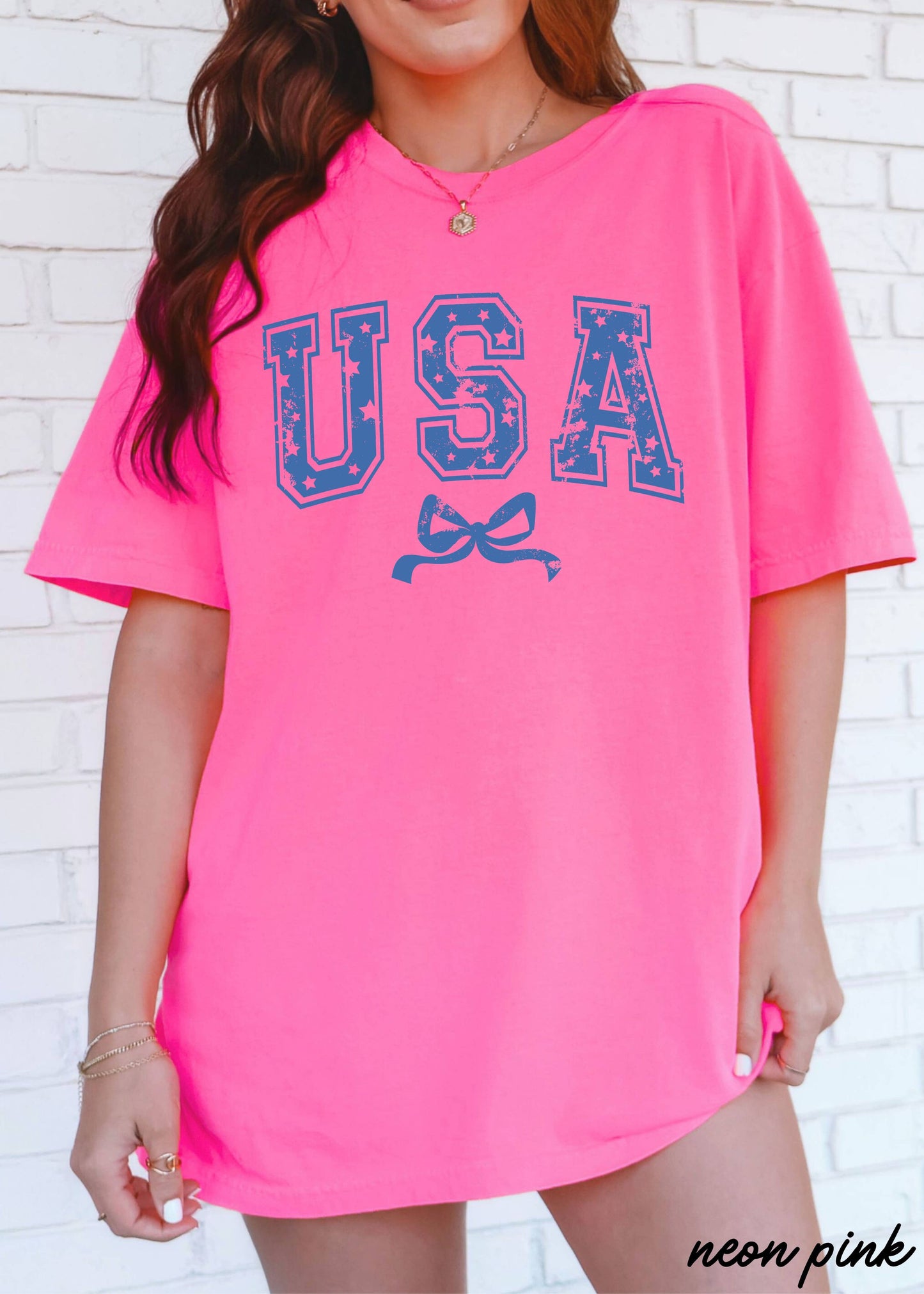USA Star Coquette Tee