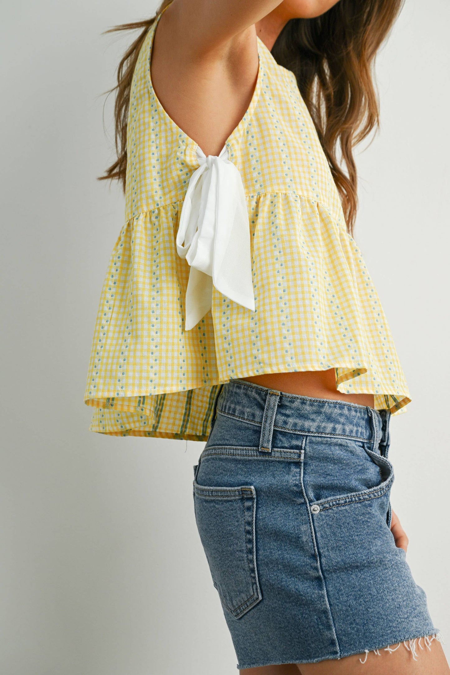 Sky Meadow Peplum Top - BMT7750