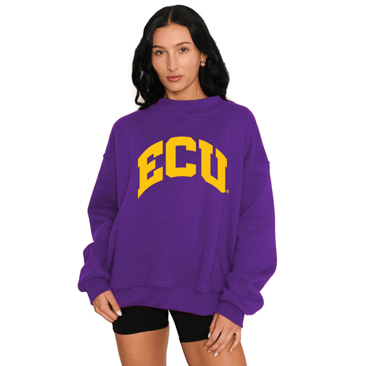 ECU Pirates Mock Neck Sweatshirt