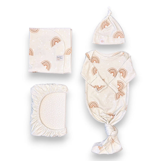 Boho Rainbows - Bamboo Newborn Nest: 3pc-Mini Nest