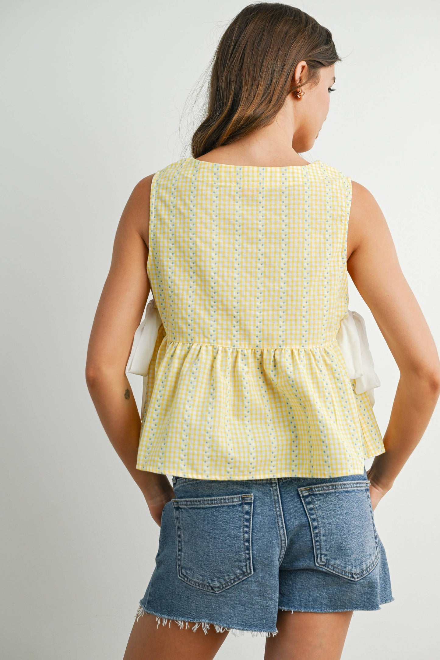 Sky Meadow Peplum Top - BMT7750