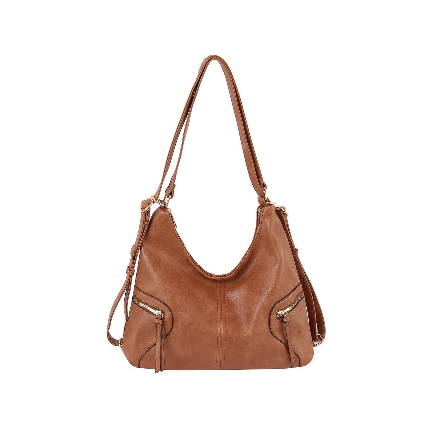 Urban Chic Convertible Hobo Bag: Denim