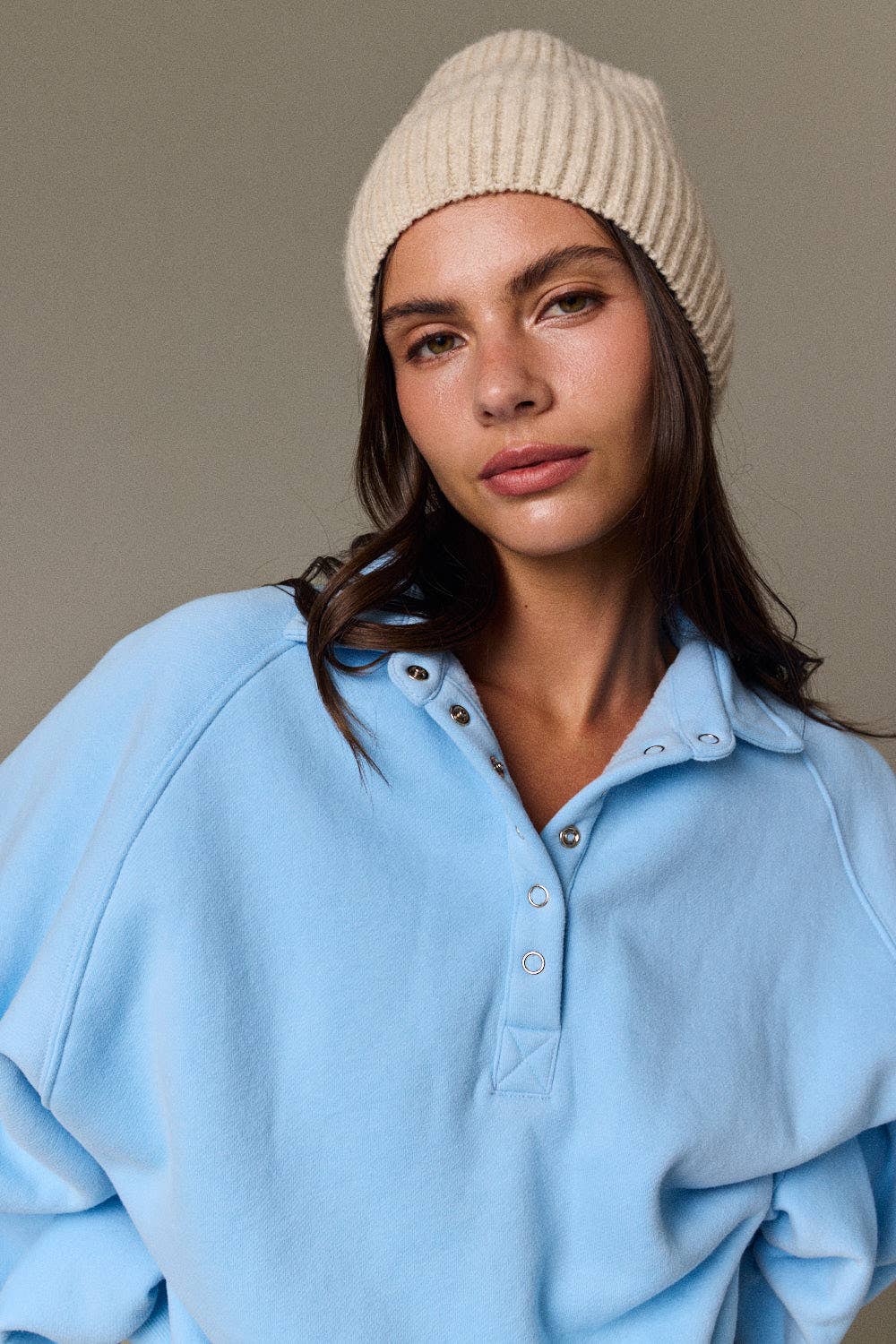 Piper Snap Button Collared Sweater
