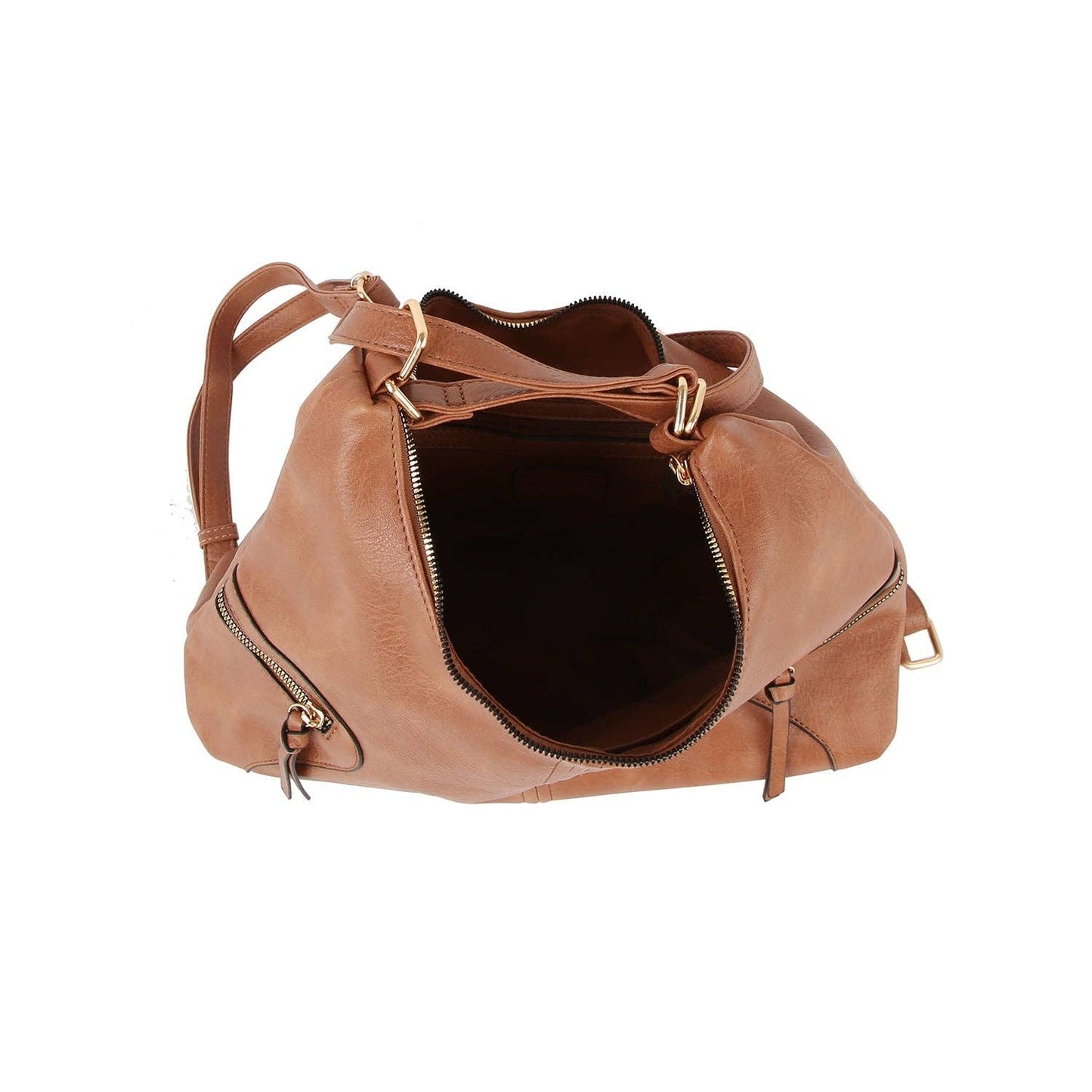 Urban Chic Convertible Hobo Bag: Dark Blush