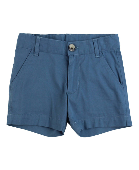 8 - Blue Boys Indigo Stretch Chino Shorts