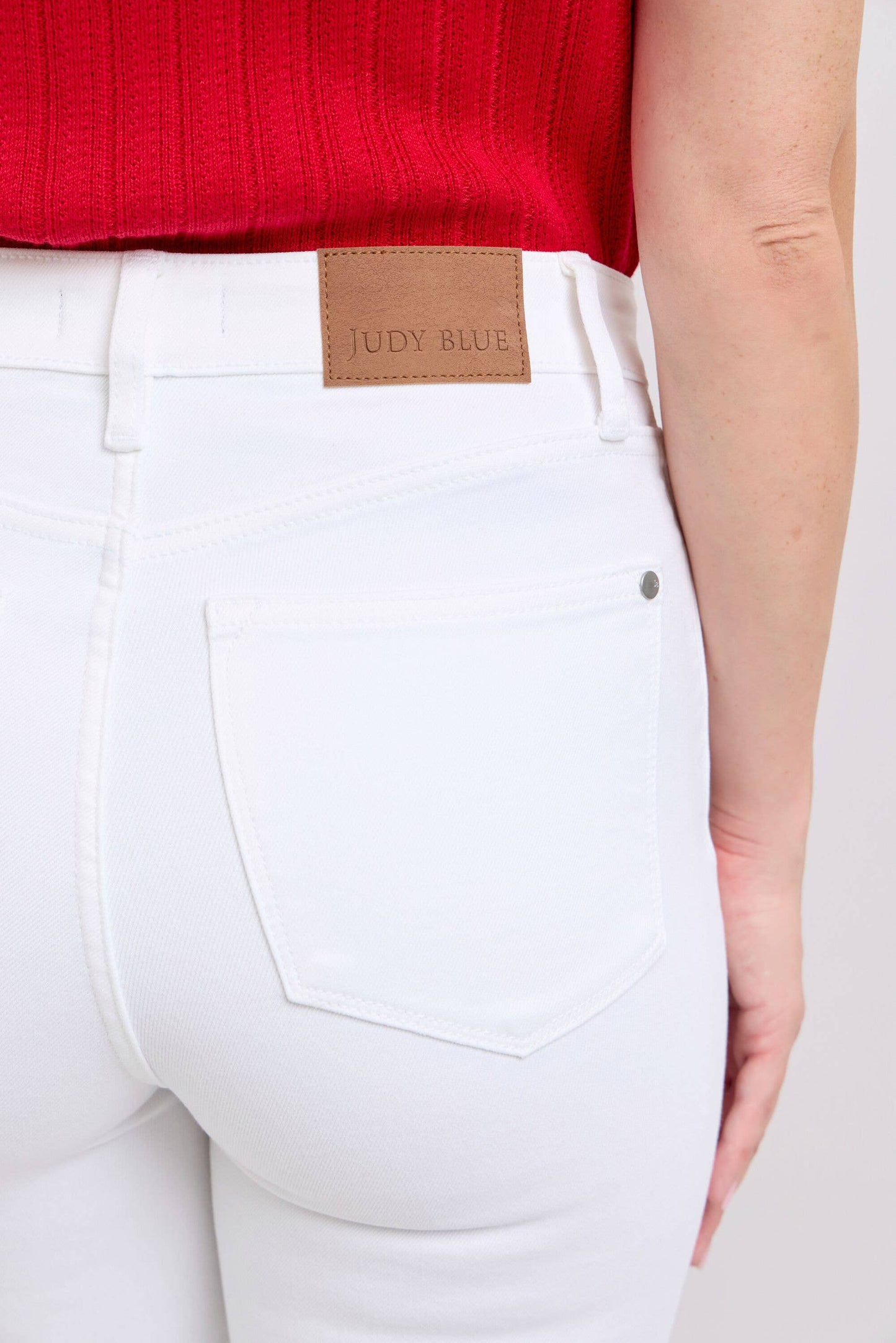 High Waisted Skinny: Wht / 9(29)