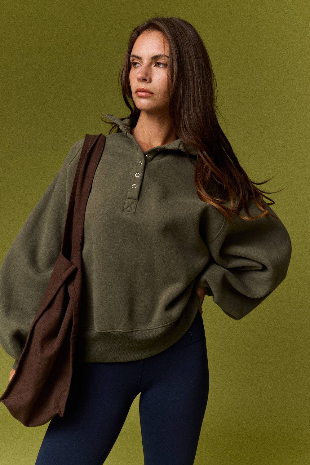 Piper Snap Button Collared Sweater