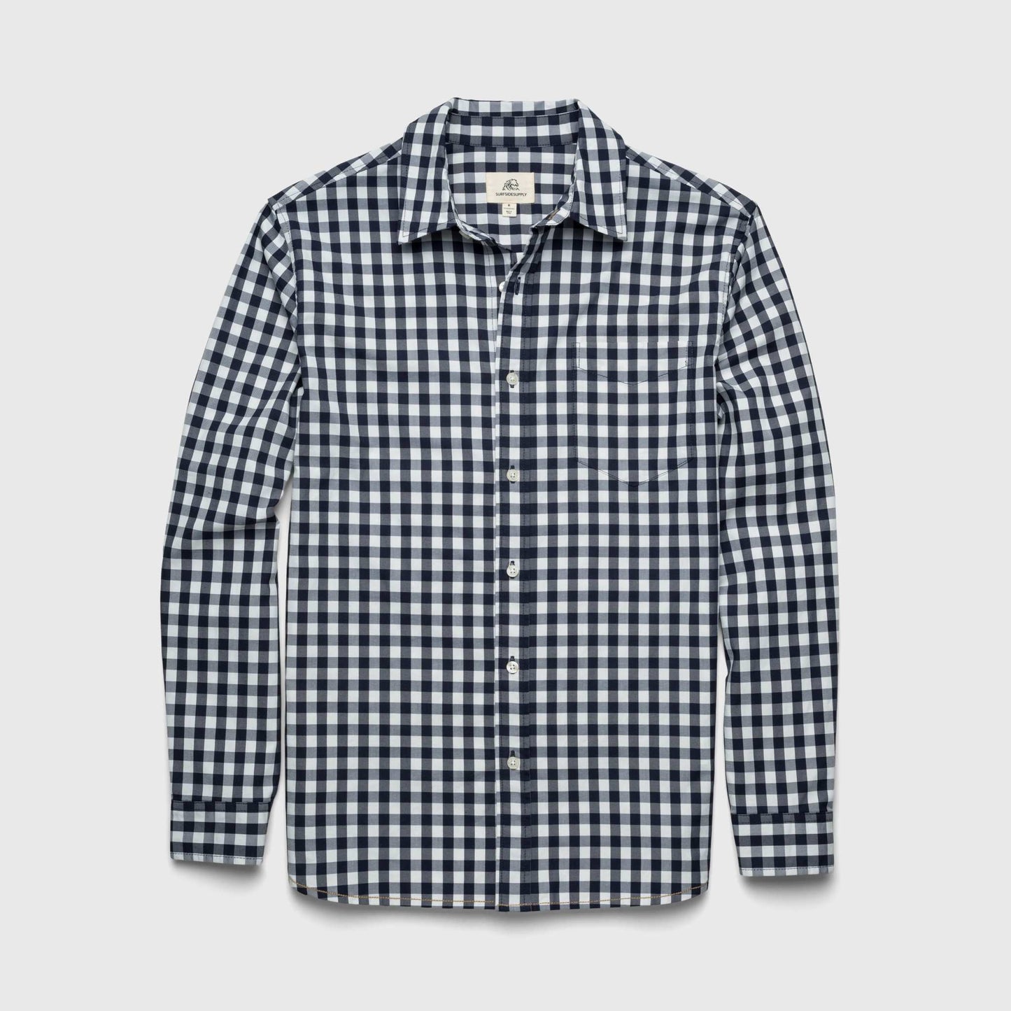 XL Brian Check Shirt - Navy Blazer: Navy Blazer