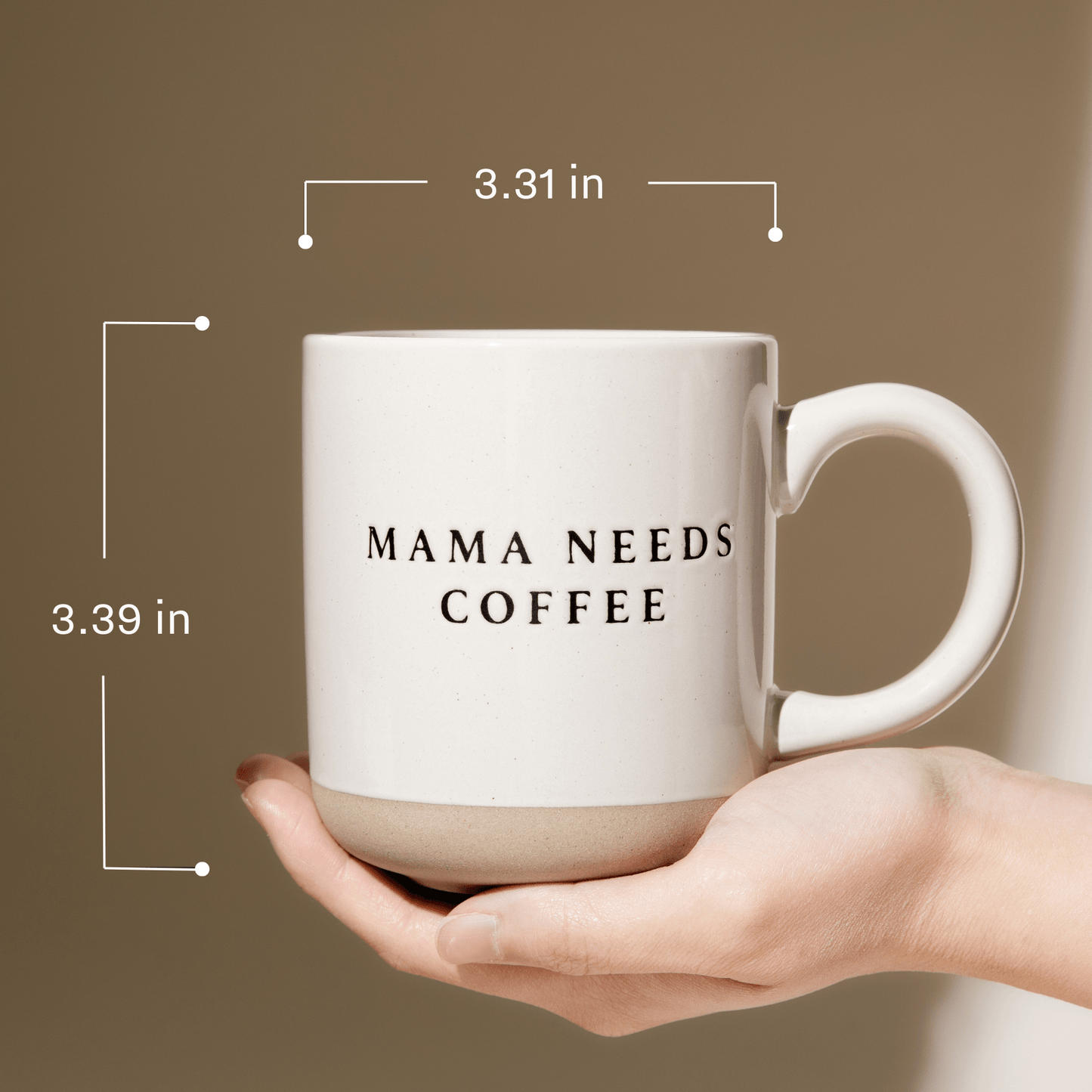Trust In The Lord Stoneware Coffee Mug - Home Decor