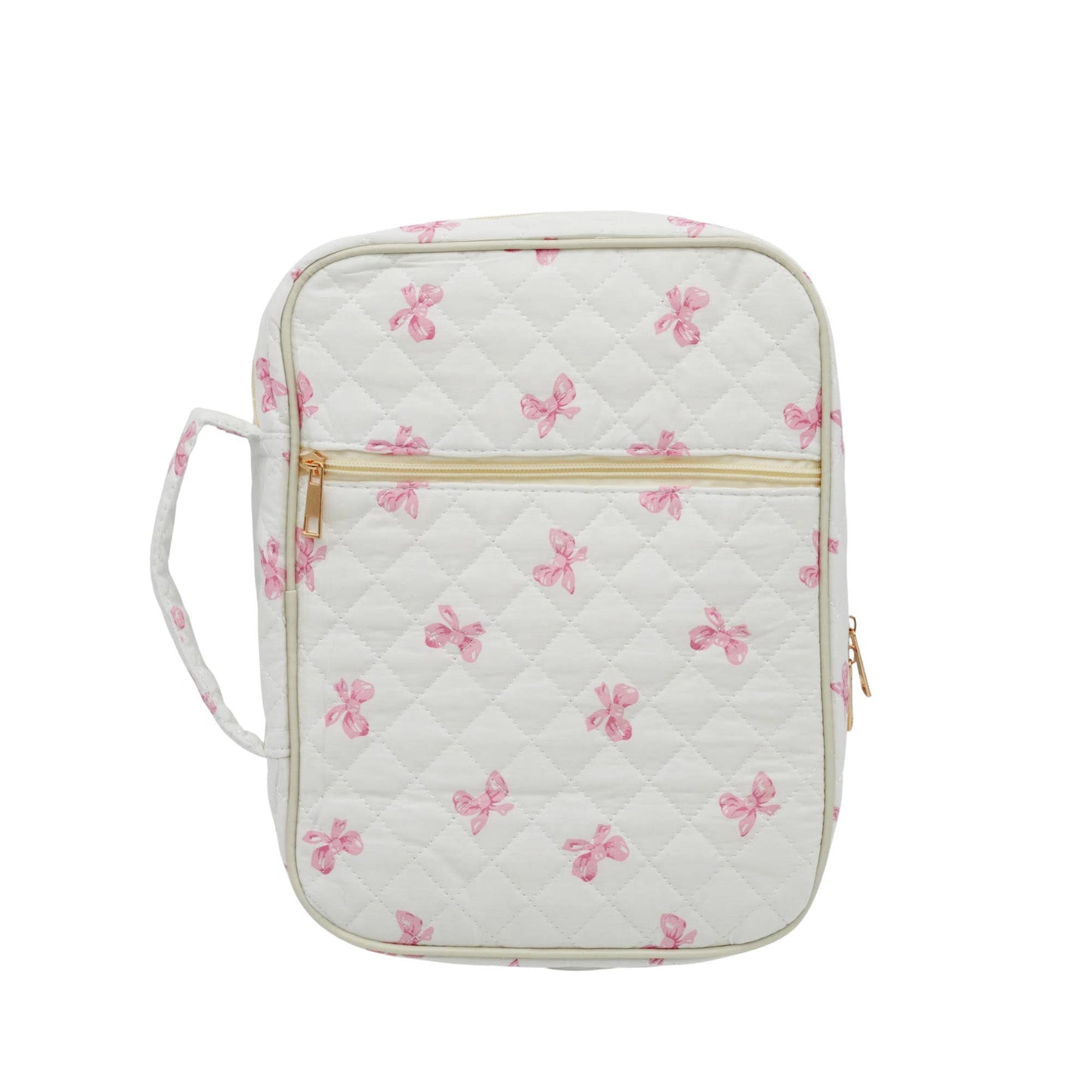 Quilted Bible Case for Women- Bible bag for Kids : Blue Floral