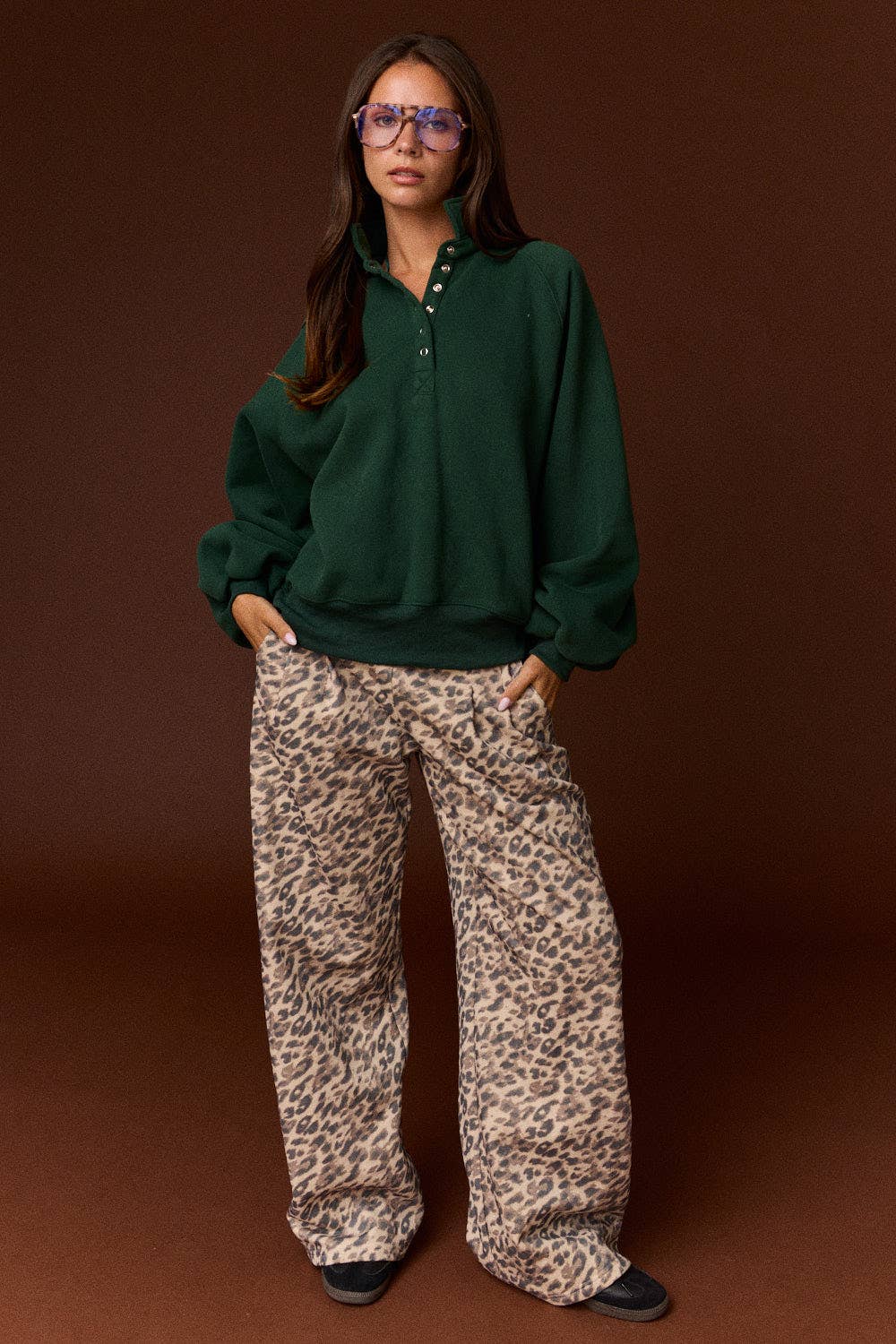 Piper Snap Button Collared Sweater