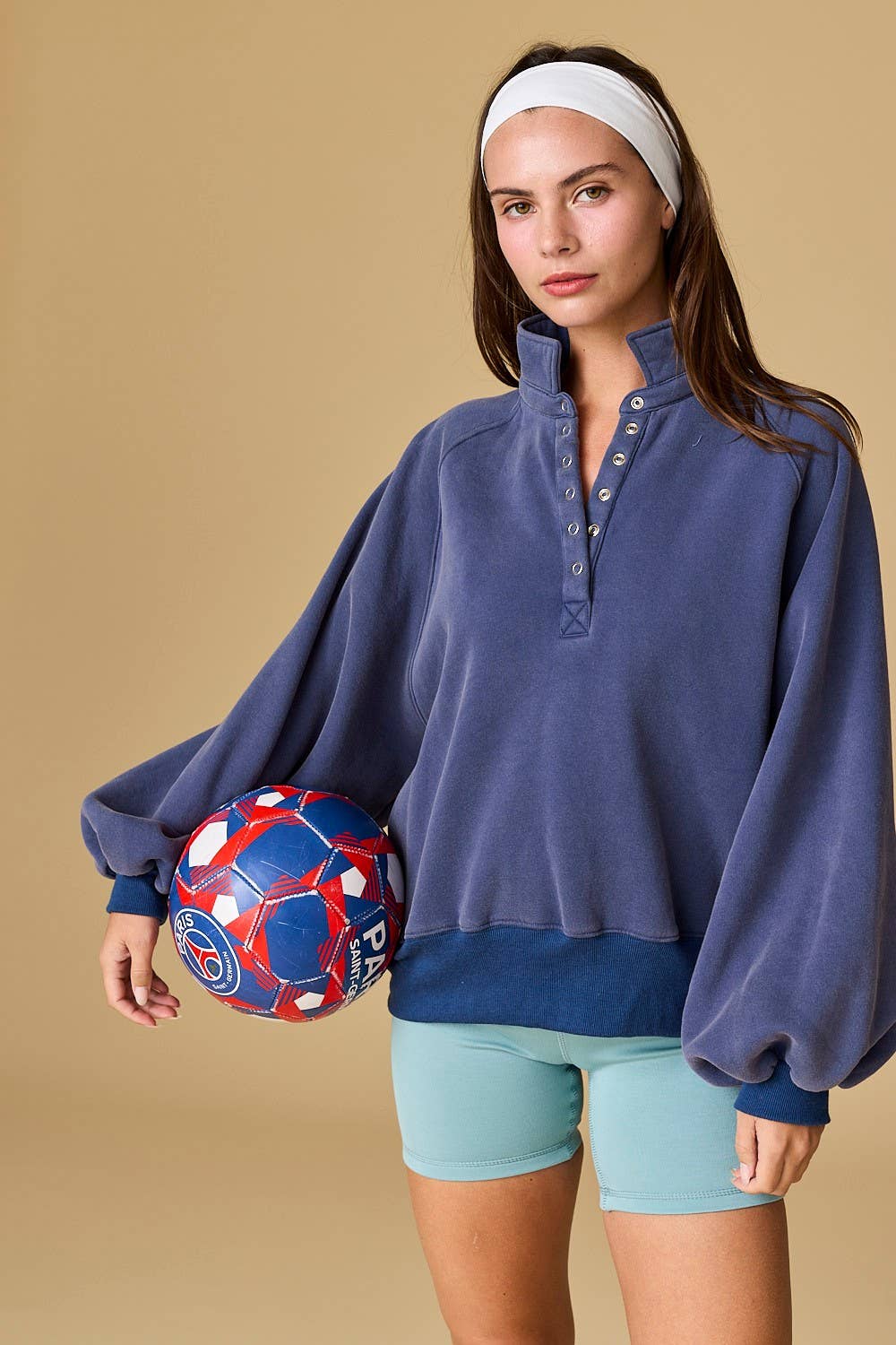 Piper Snap Button Collared Sweater