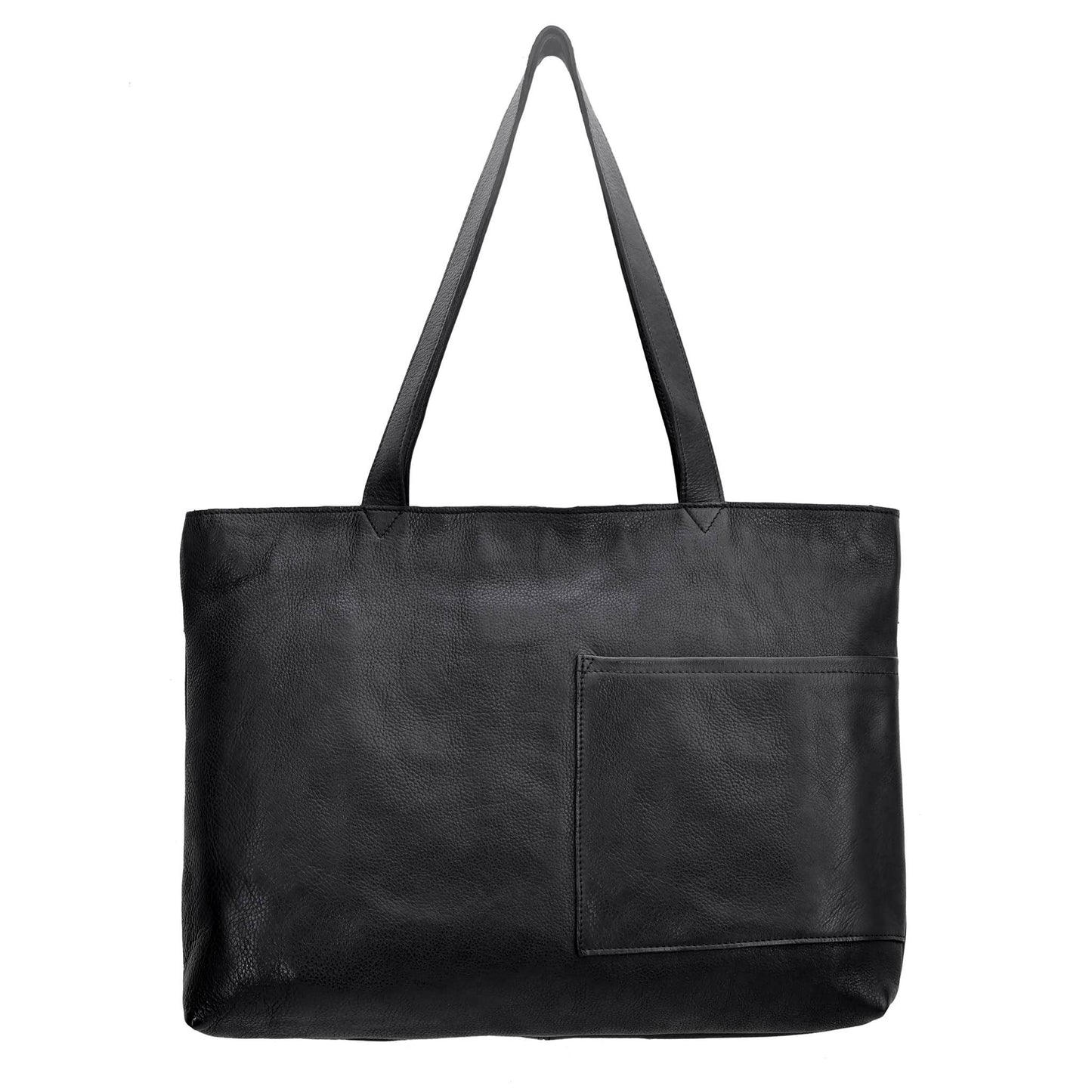 Noelle Handcrafted Leather Tote: Cognac