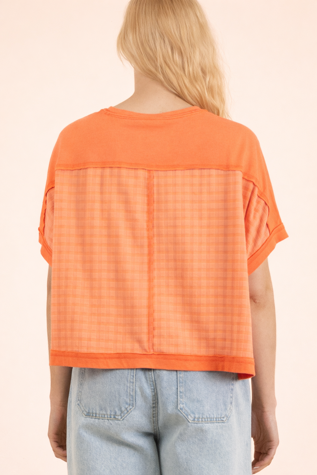 NT12626-Dolman Sleeve Textured Knit Casual Top