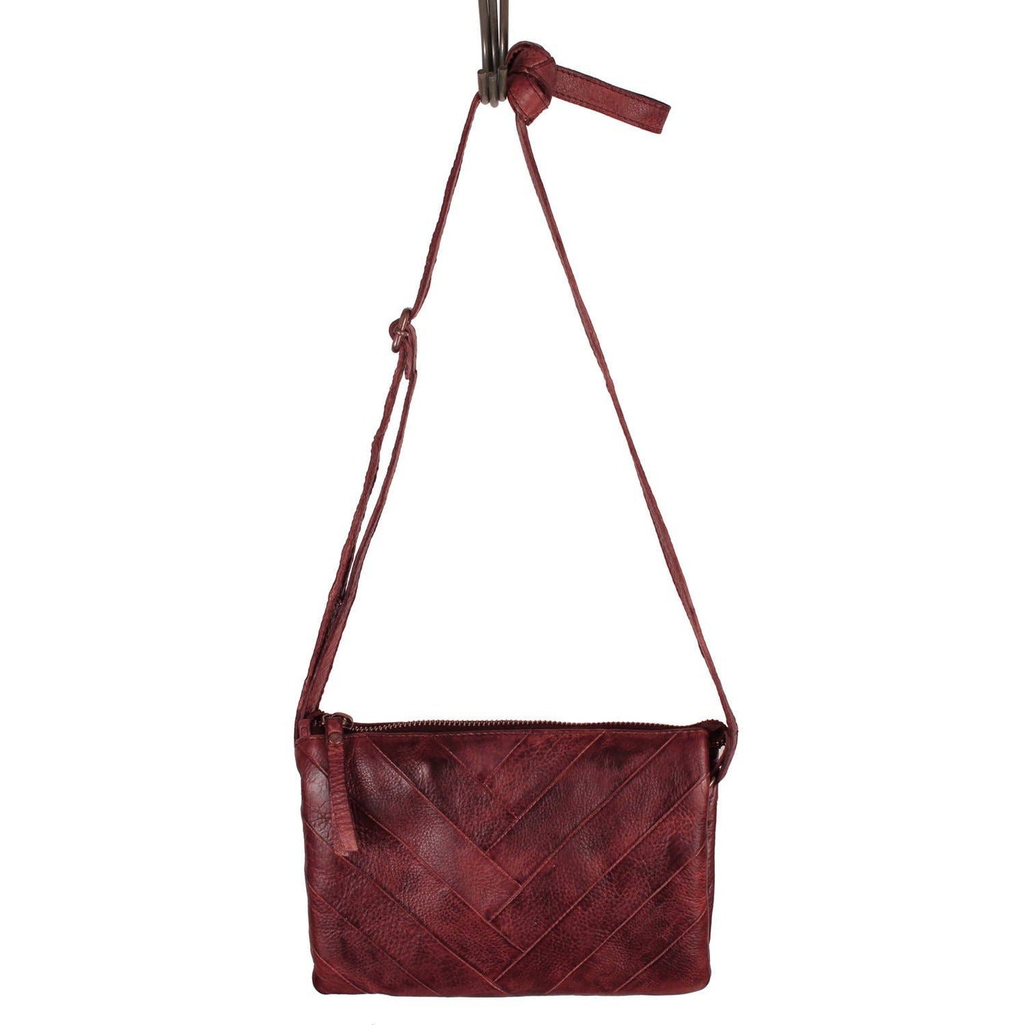 Sunny Handcrafted Leather Crossbody Bags: Moss