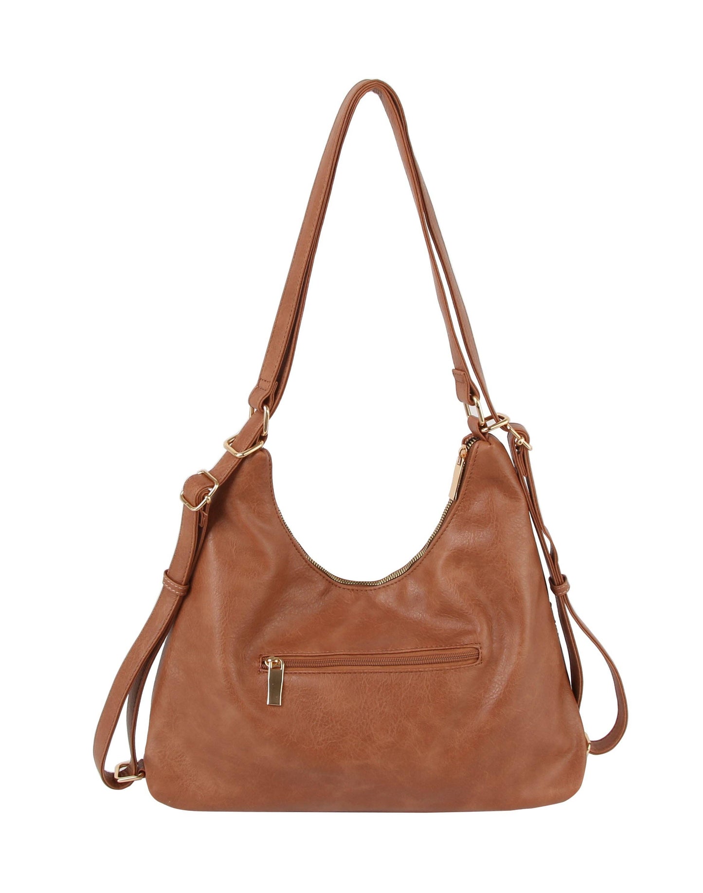 Urban Chic Convertible Hobo Bag: Denim