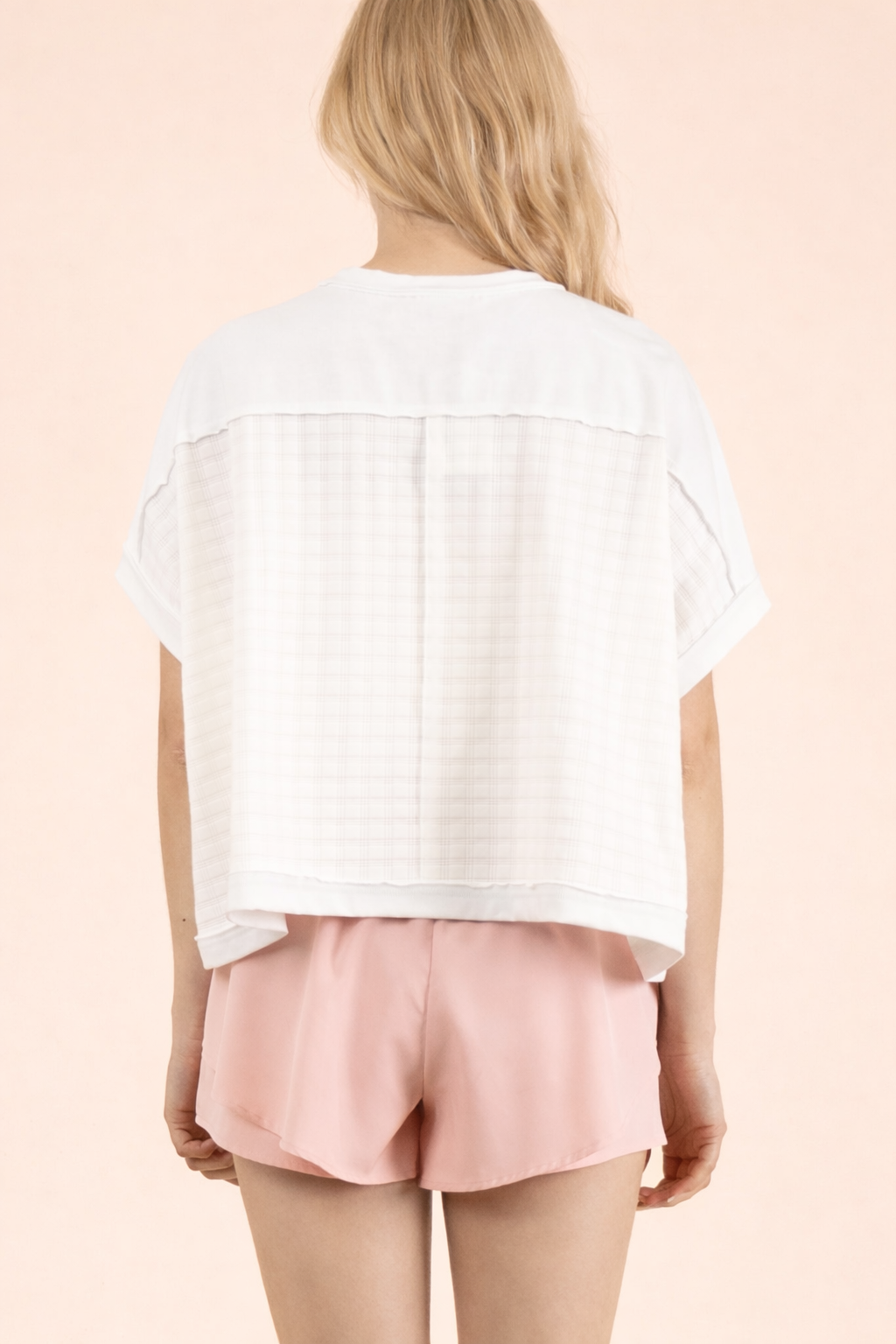 NT12626-Dolman Sleeve Textured Knit Casual Top