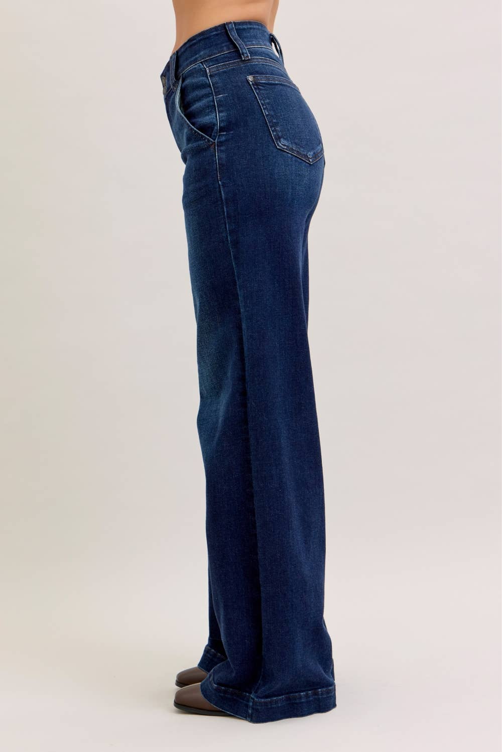 HW Trouser Wide Leg - LONG: DK - LONG / 1(25)