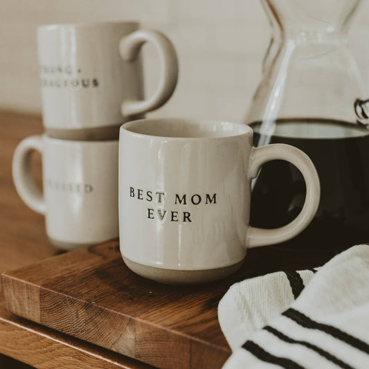 Best Mom Ever Stoneware Coffee Mug - Gifts & Home Decor