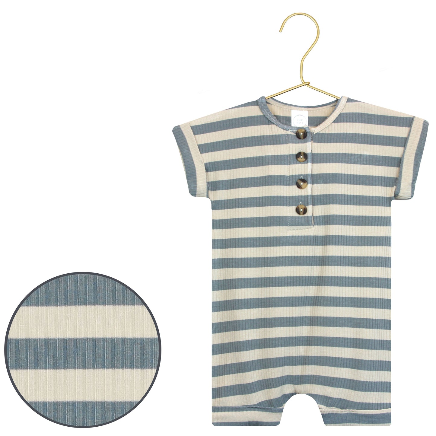 Lincoln Ribbed Romper - 6-12 Month