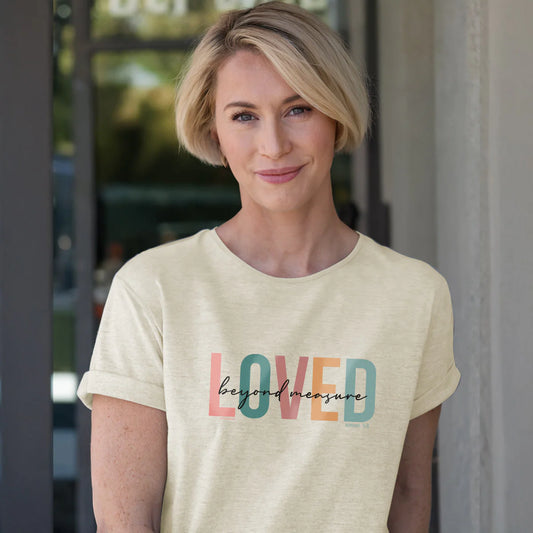 Womens T-Shirt Loved