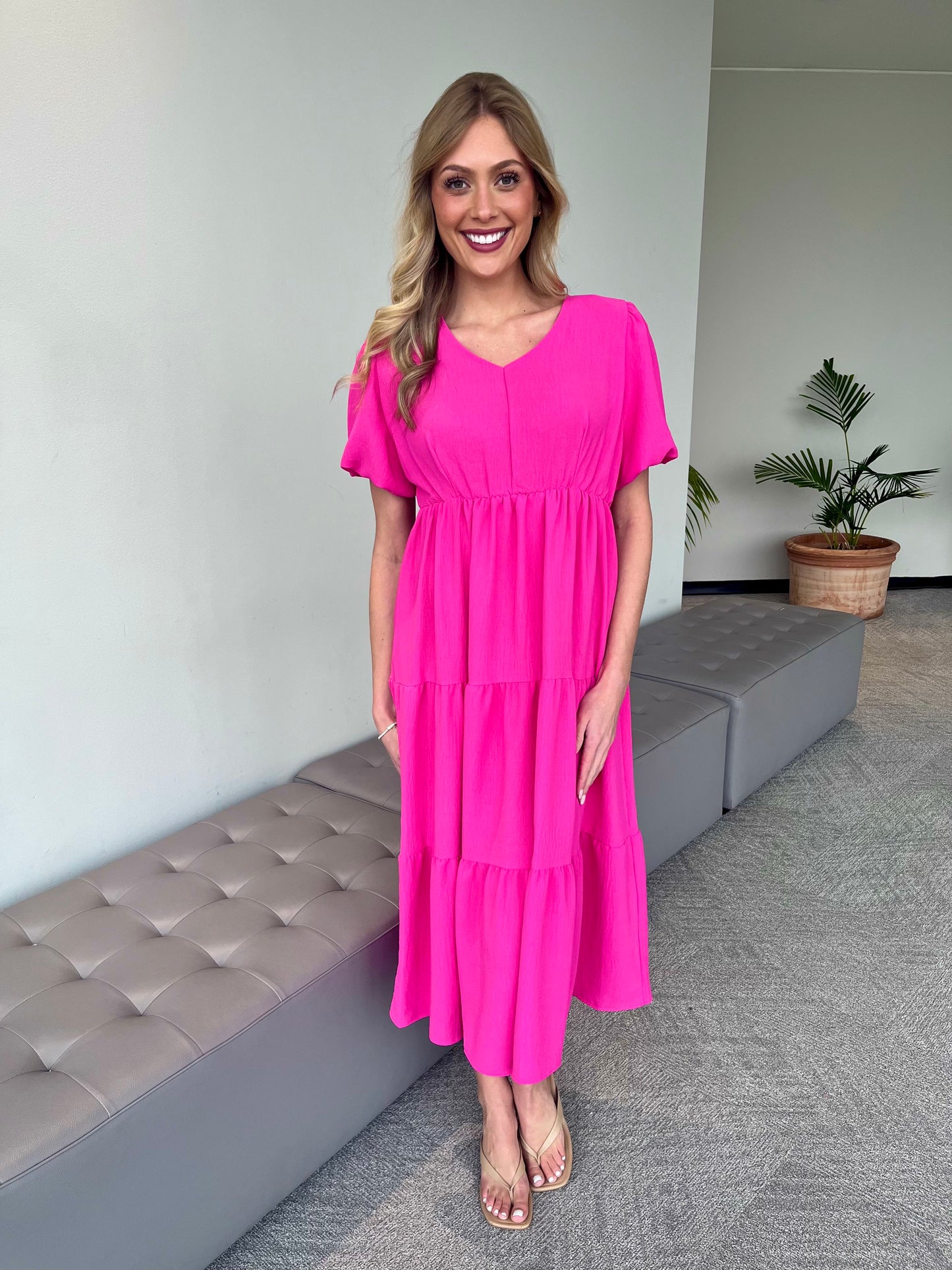 Medium - CC Pink Maxi Dress