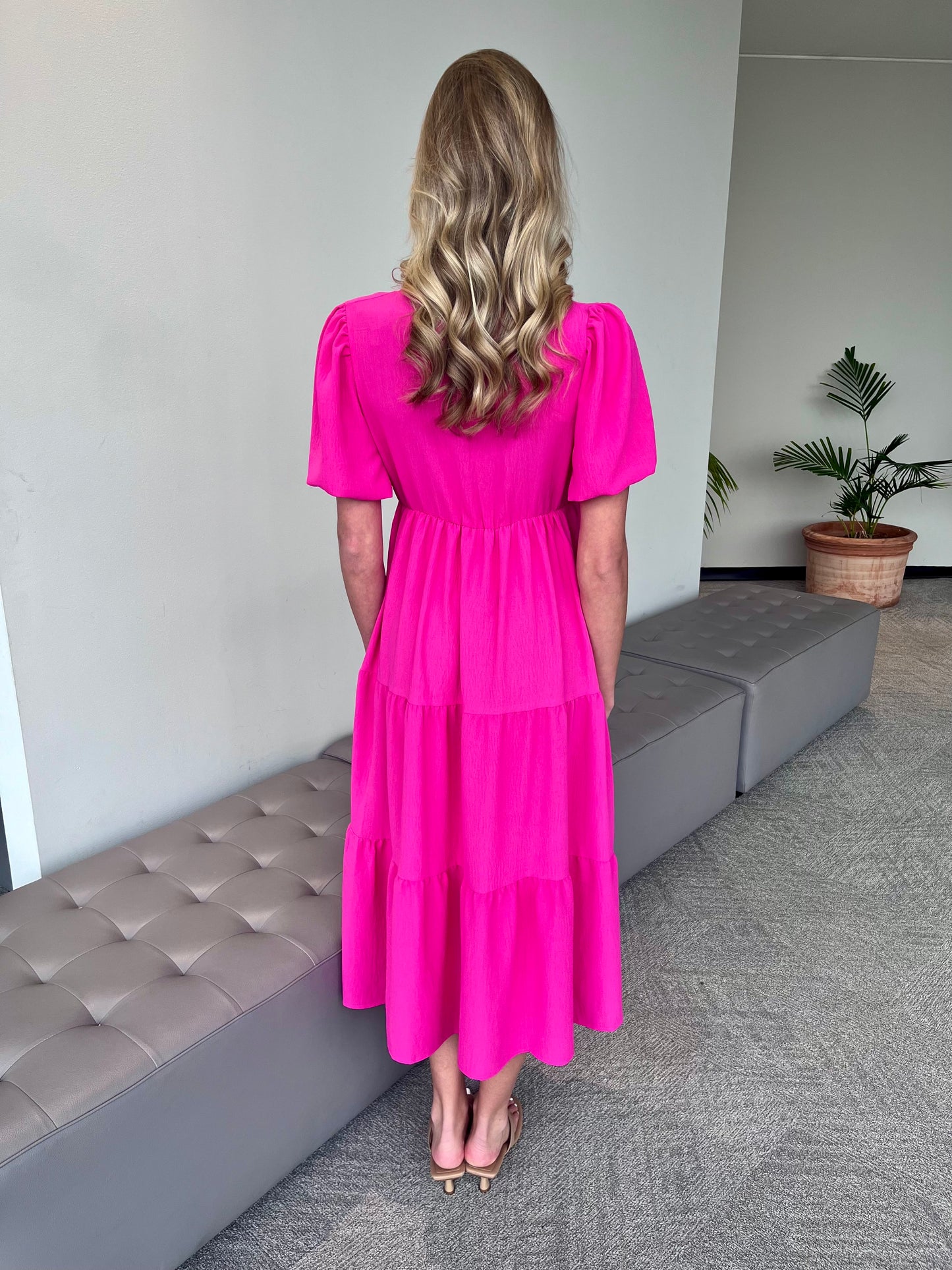 Medium - CC Pink Maxi Dress