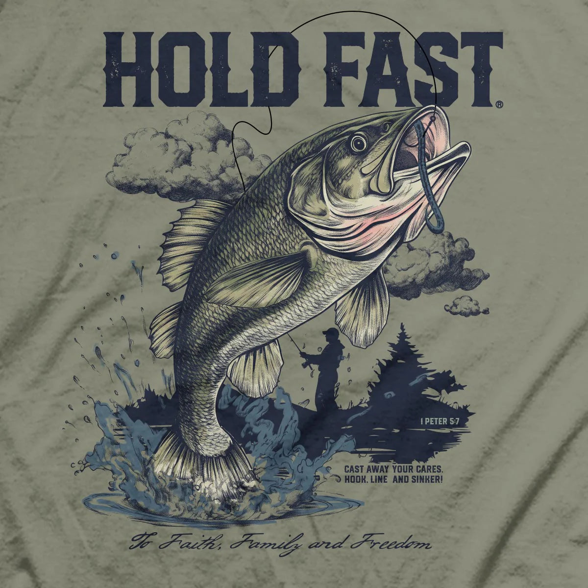 Mens T-Shirt Fishing