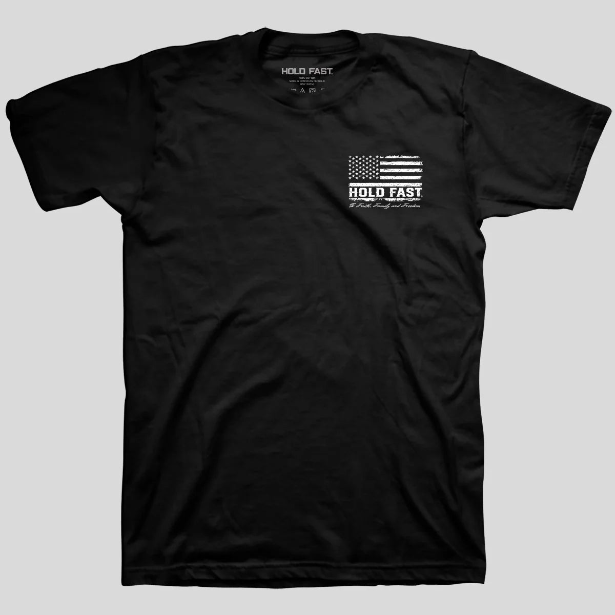 Mens T-Shirt Jesus Is King Flag
