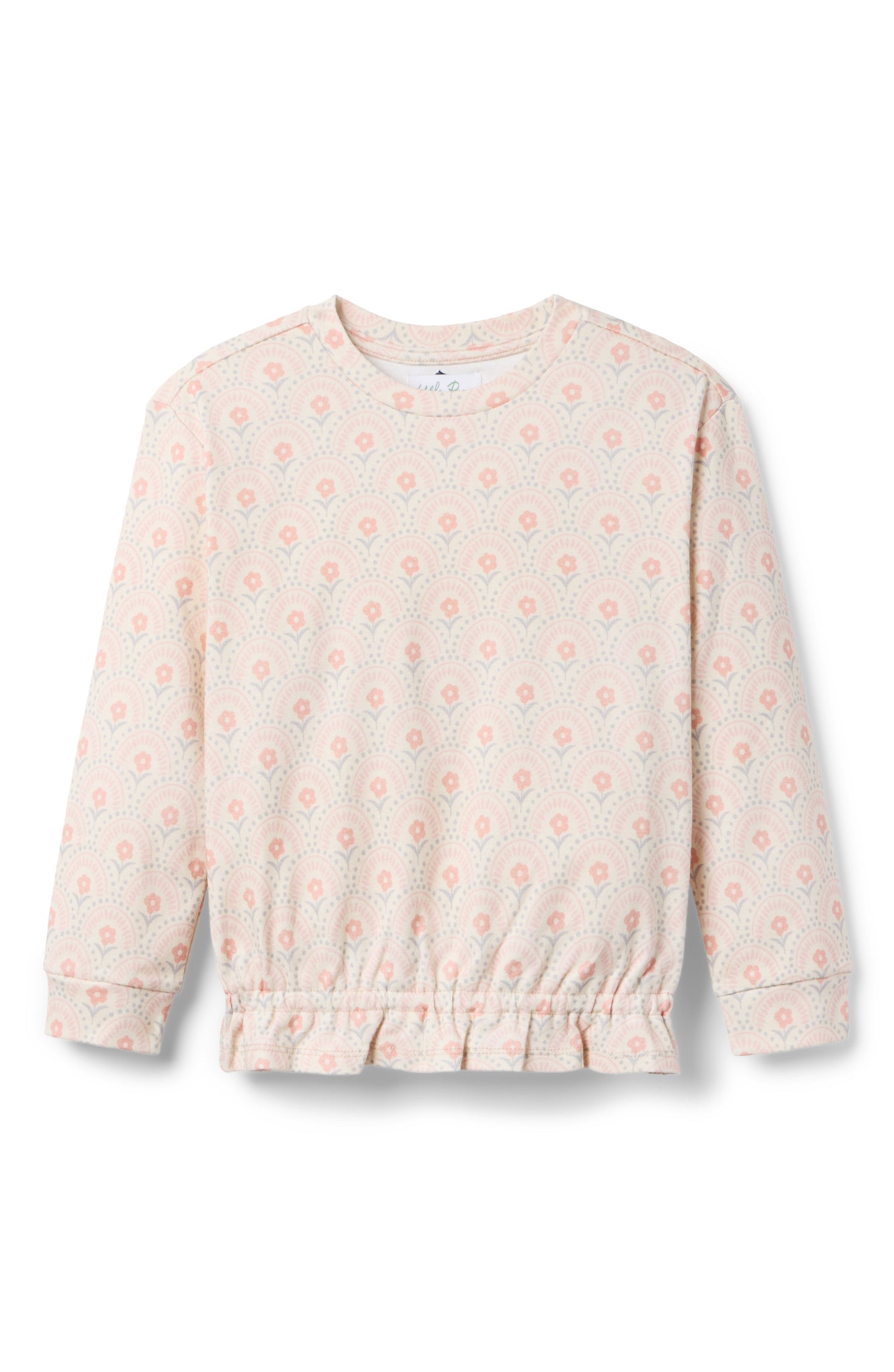 Penelope Crew Sweatshirt - Retro Floral - 3T