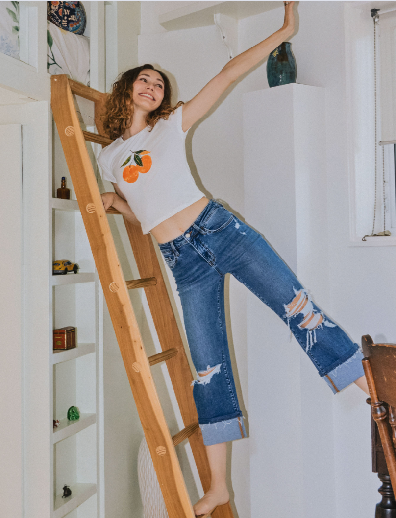 HIGH RISE CROP WIDE