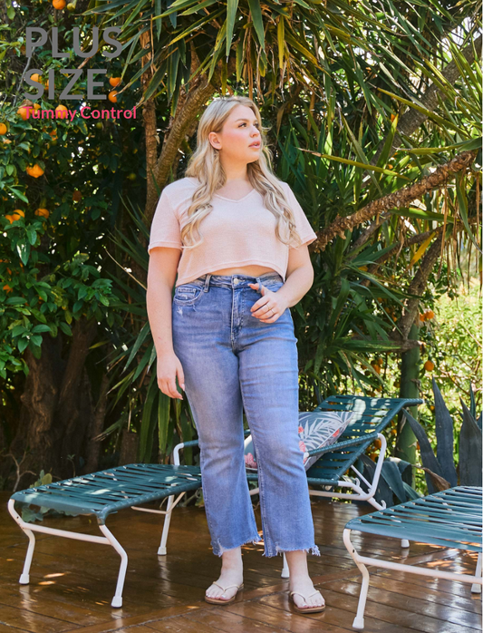 HIGH RISE KICK FLARE (Plus Size)