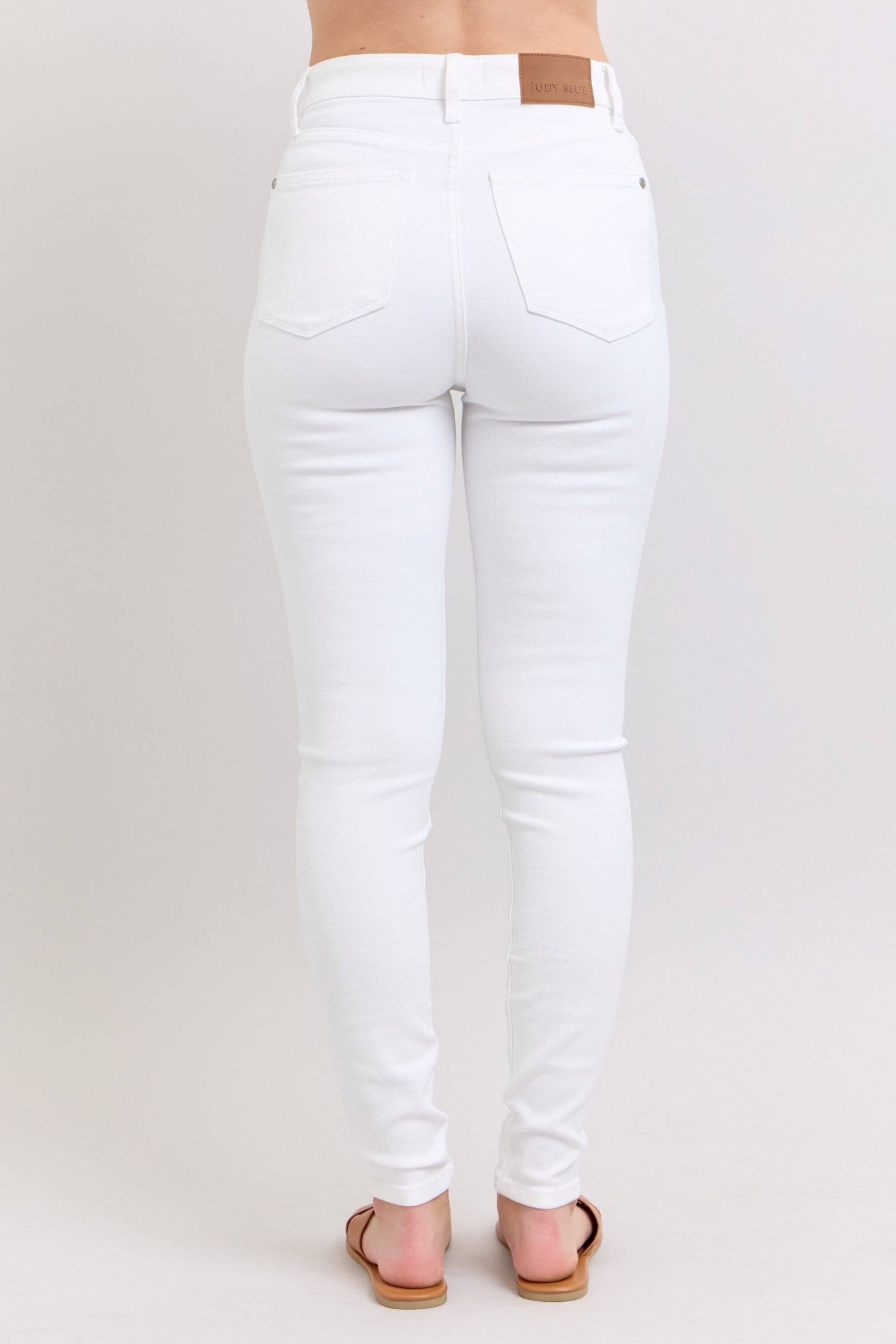 High Waisted Skinny: Wht / 9(29)